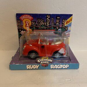 The Chevron Cars Techron Rudy Ragtop Red Vintage 1999 Toy Car Collectible New